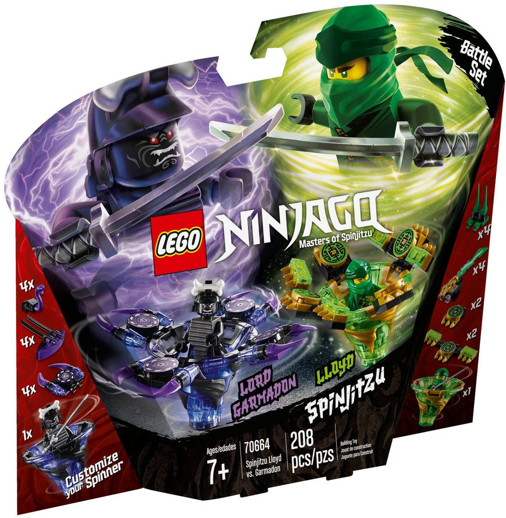70664 Spinjitzu Lloyd vs. Garmadon (Retired) (New Sealed)