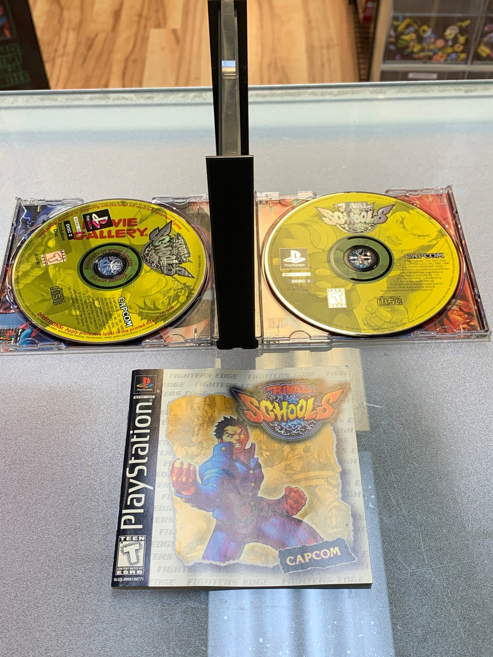 Rival Schools Capcom (PlayStation, Video Game) Tested Working