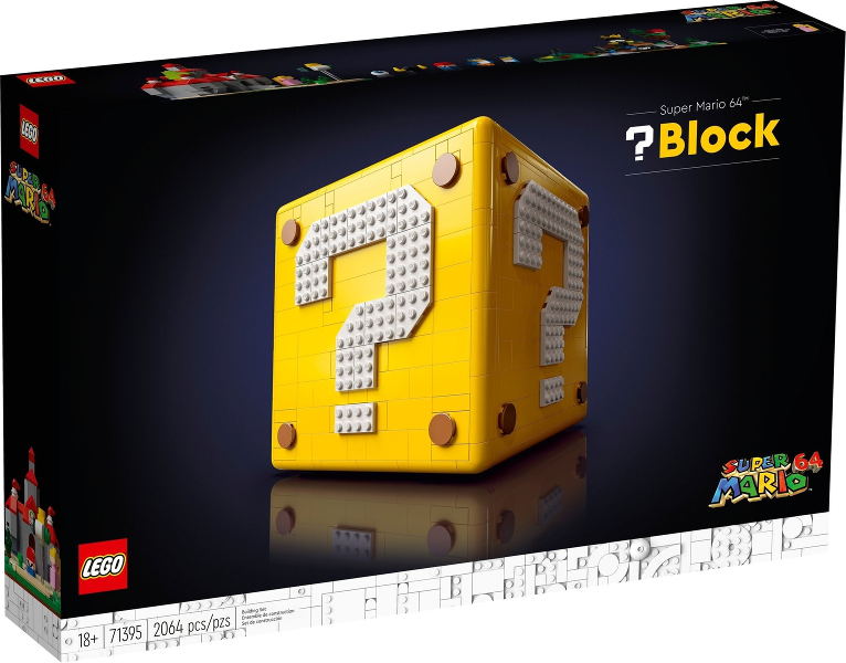 71395 Super Mario 64 Question Mark Block (Retired) (Sealed New)