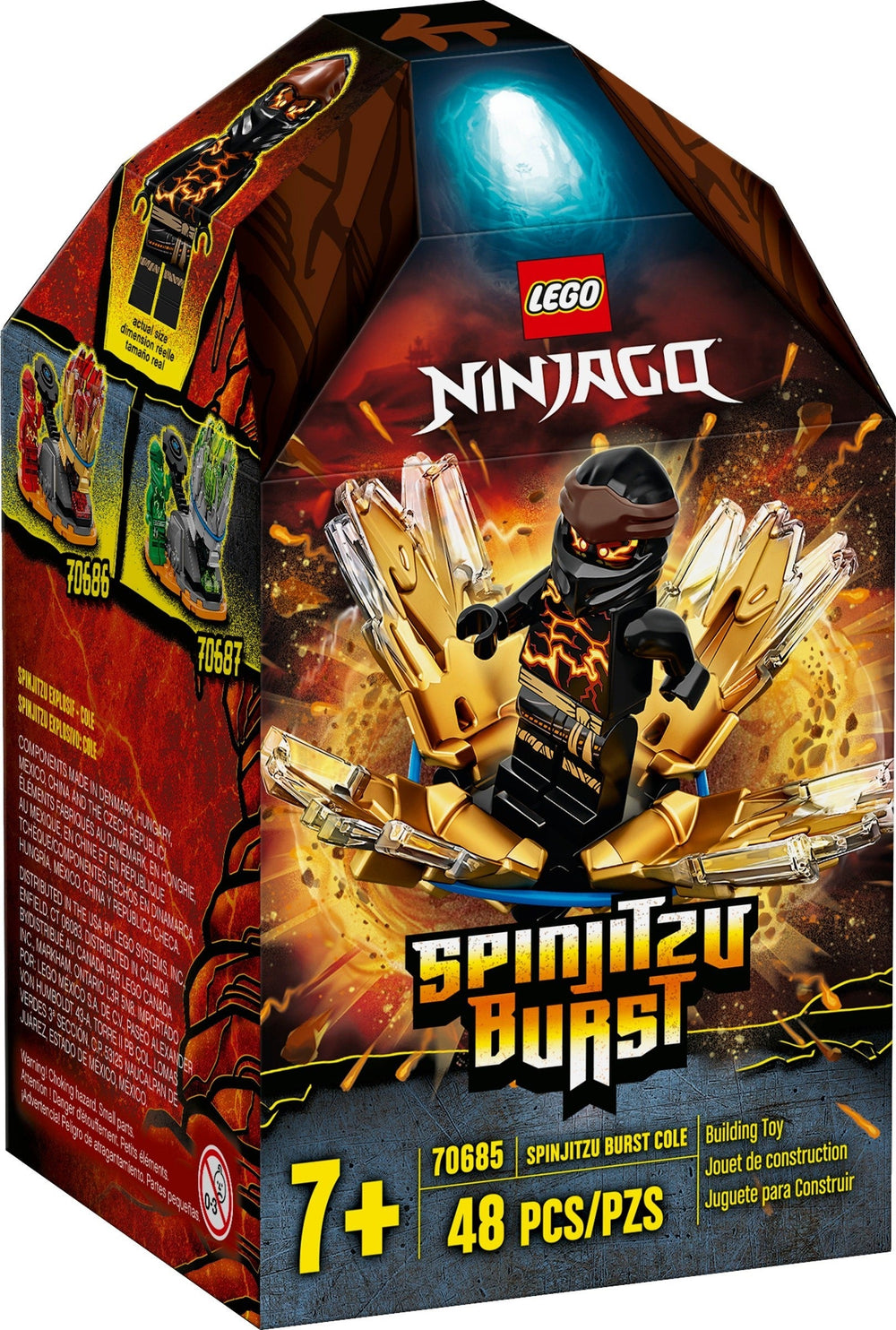 70685 Spinjitzu Burst - Cole (Retired) (New Sealed)