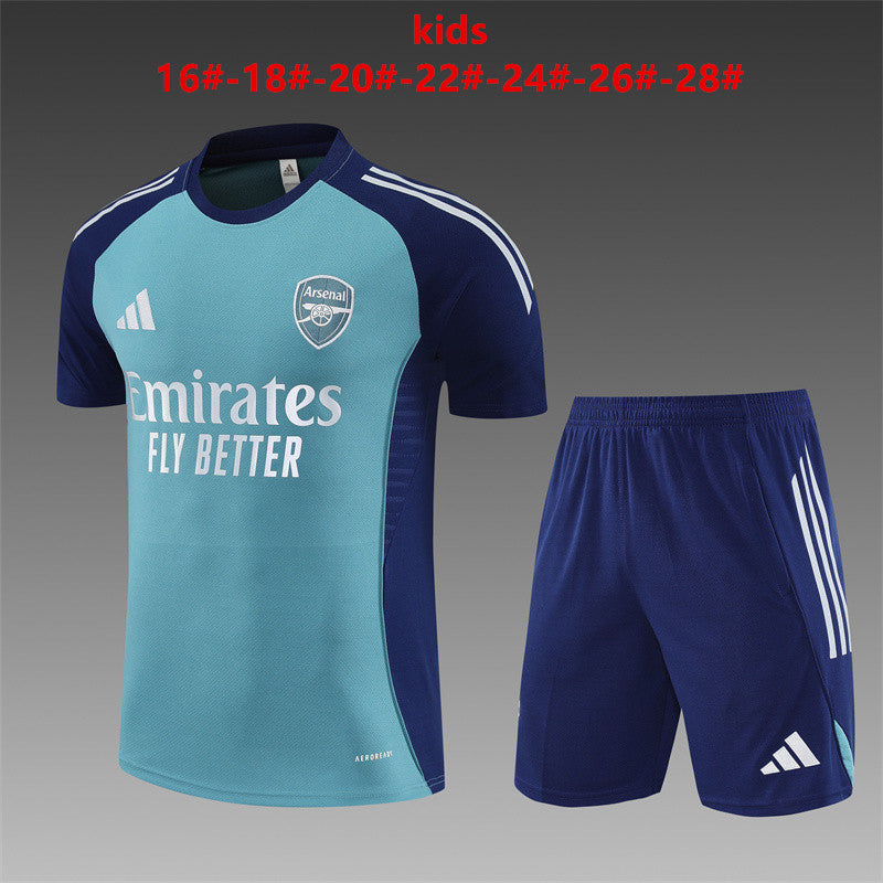 Kids Arsenal Training Tracksuits 24/25 Football Kit Soccer