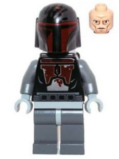 SW0495 Mandalorian Super Commando (Head with High Brow Pattern)