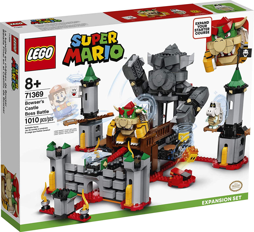 71369 Super Mario Bowser's Castle Boss Battle Expansion (Retired) (Certified Complete)