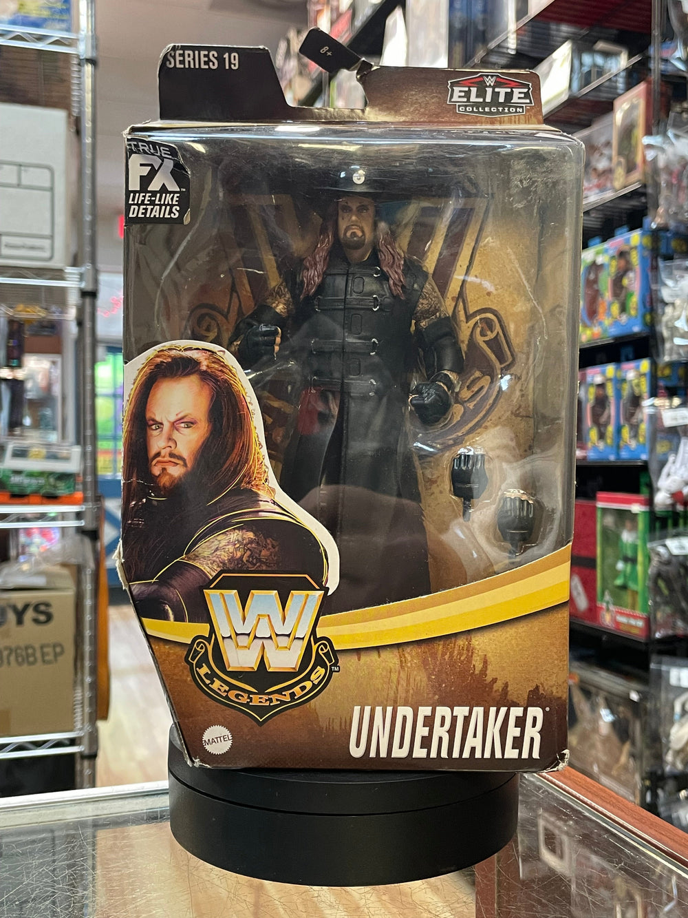 Undertaker S19 (WWE Elite Legends, Mattel) SEALED