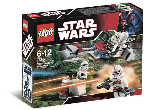 7655 Clone Troopers Battle Pack (Retired) (Open Box, Sealed Bags)