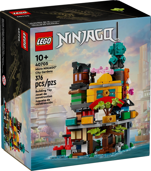 40705 Micro NINJAGO City Gardens (Retired) (New Sealed)