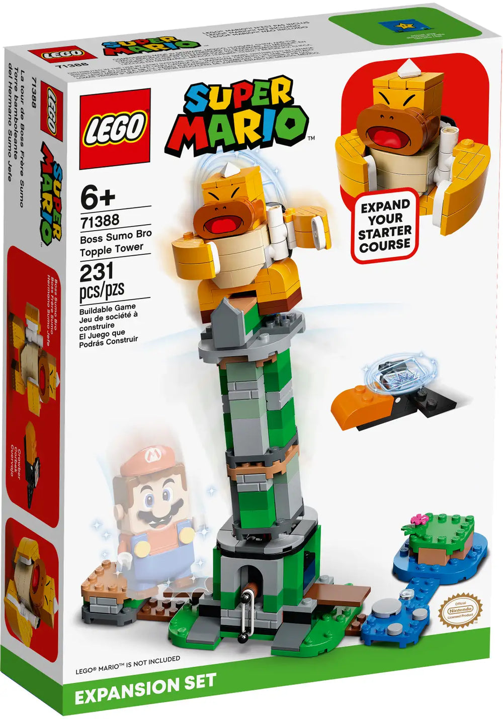 71388 Boss Sumo Bro Topple Tower Expansion Set (Retired) (Certified Complete)