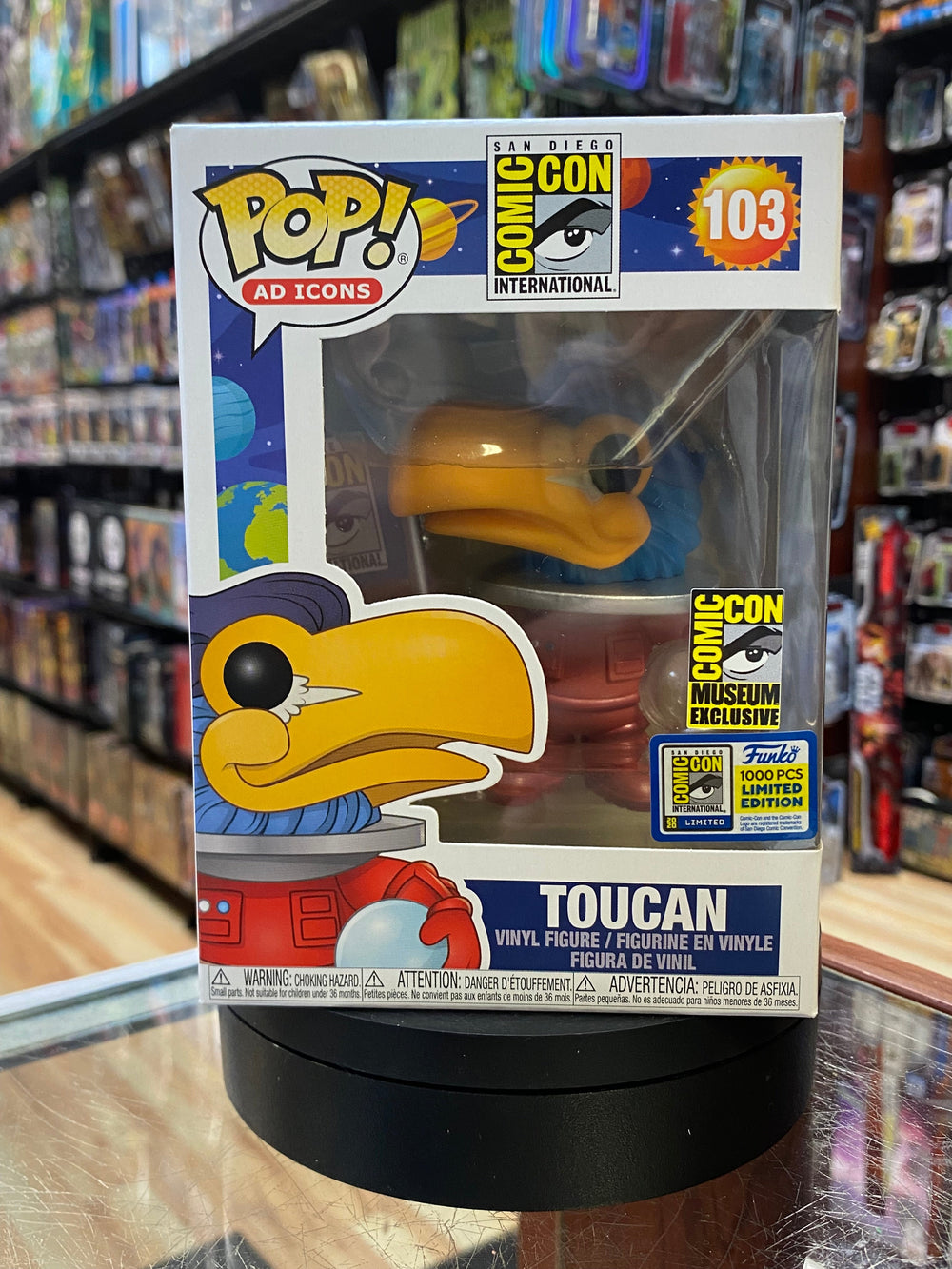 Toucan #103 Museum LE 1000 (Funko Pop, Ad Icons) EXCLUSIVE