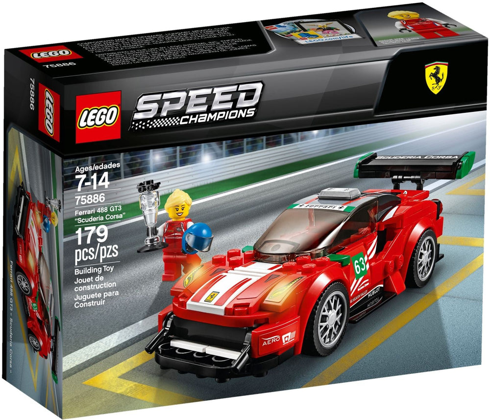 75886 Ferrari 488 GT3 Scuderia Corsa (Certified Complete) (Retired)