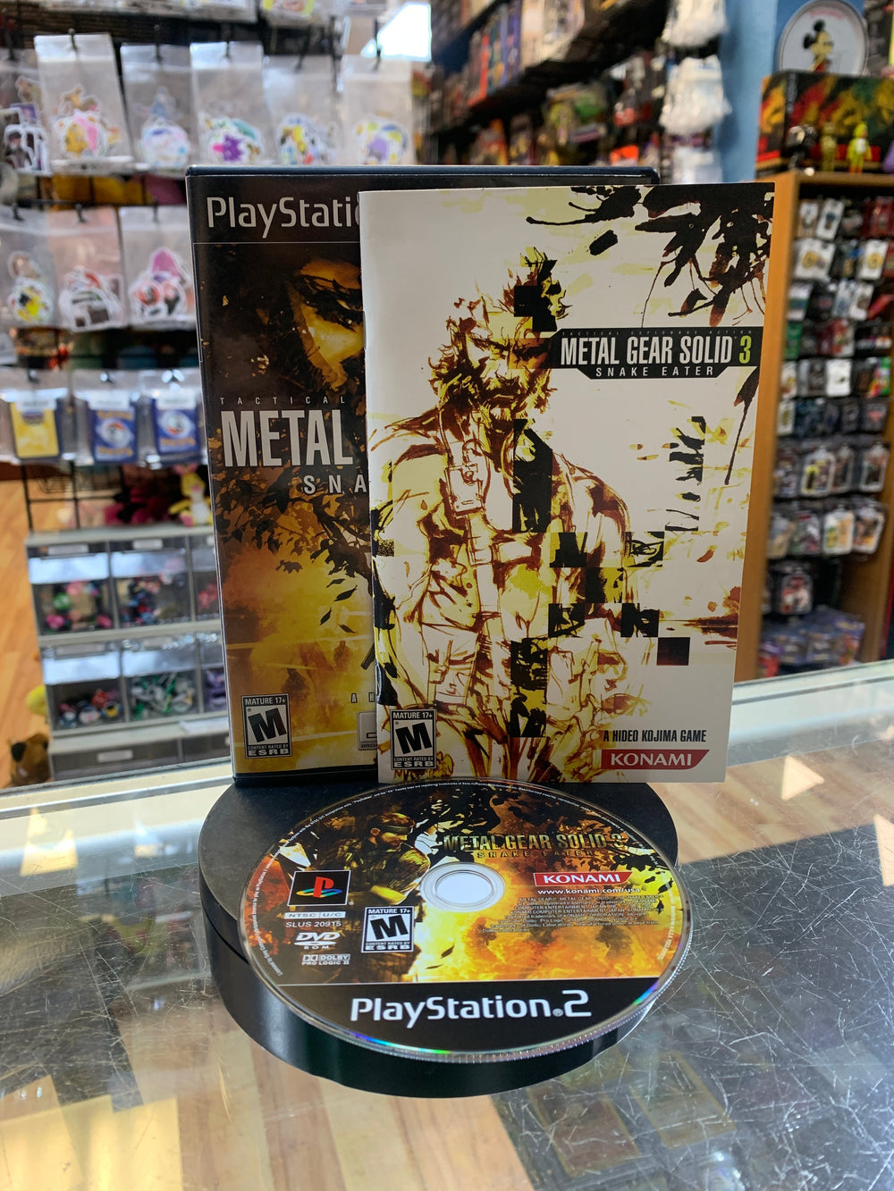 Metal Gear Solid 3: Snake Eater (Sony Playstation PS2, Vintage Video Games) **Complete**
