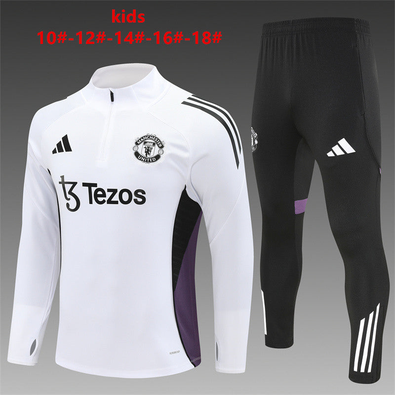 Kids Manchester United Training Tracksuits 25/26 Football