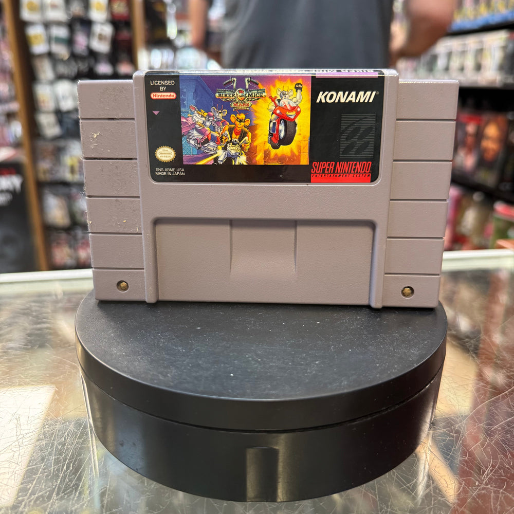 Biker Mice from Mars (SNES Super Nintendo, Vintage Video Games) LOOSE