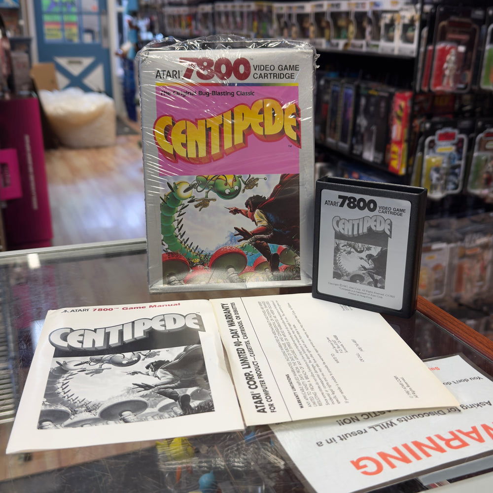 Centipede (Atari 7800, Video Game) Complete