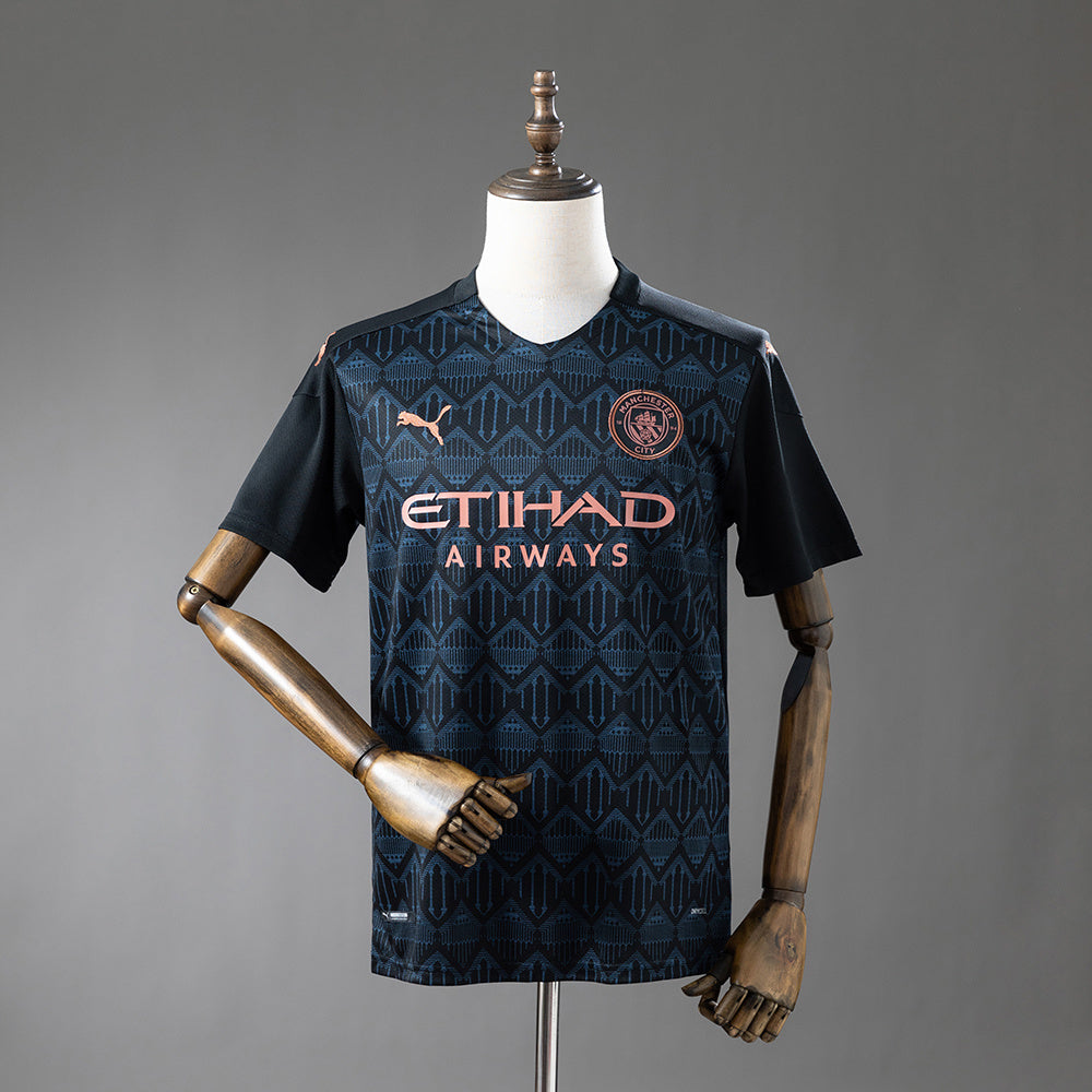 Manchester City Away Jersey 2020-21 Retro Football Kit