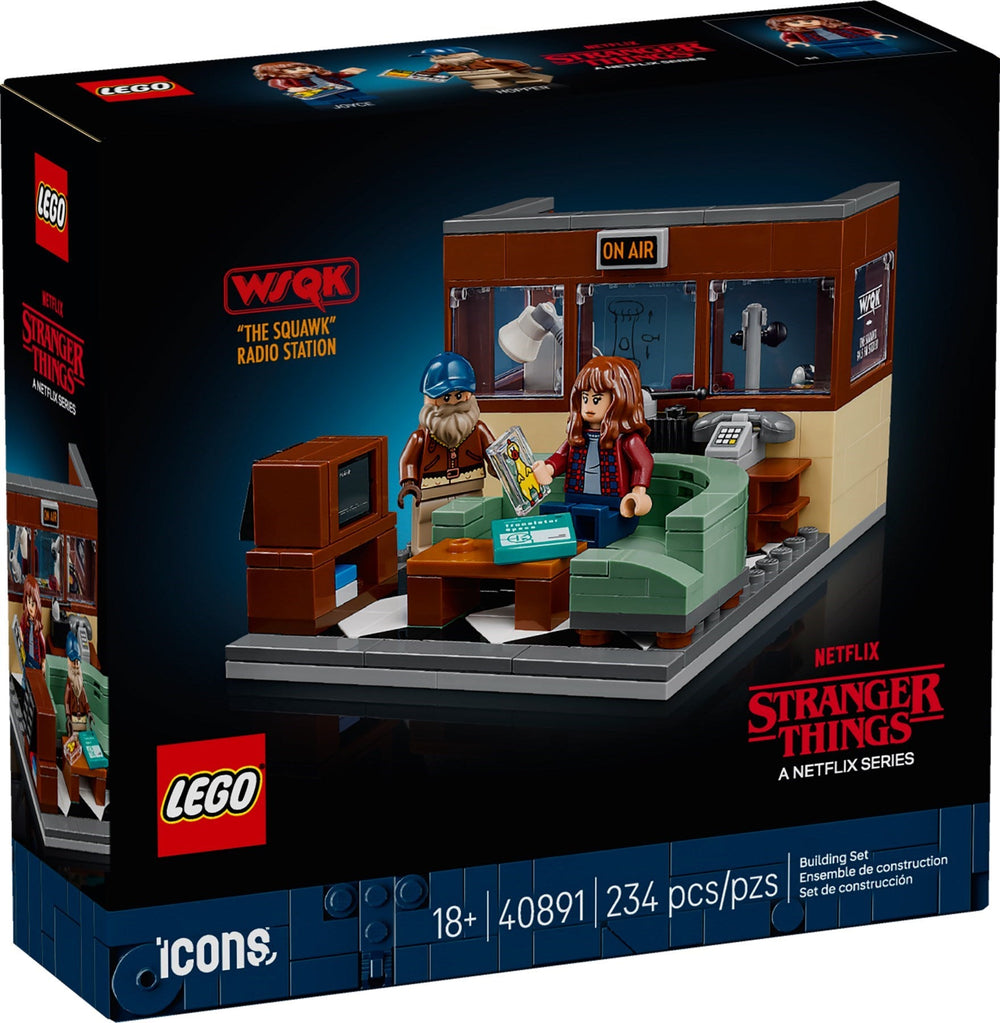 40891 Stranger Things: WSQK Radio Station (Retired) (New Sealed)