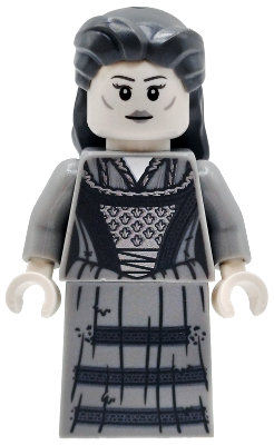 HP601 The Grey Lady - Parted Bangs Swept Back