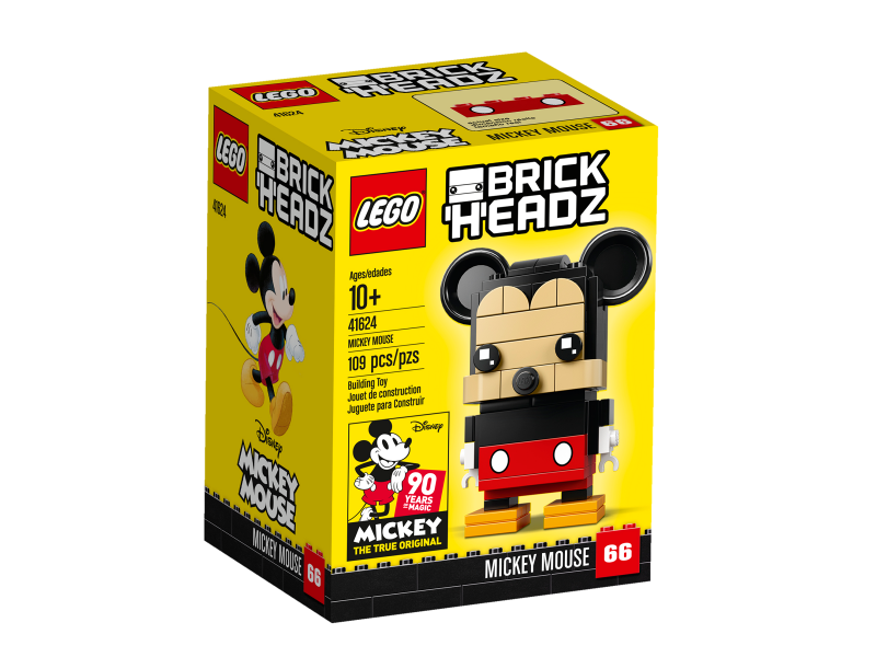 41624 LEGO Brickheadz Mickey Mouse (Retired) (Certified Complete)