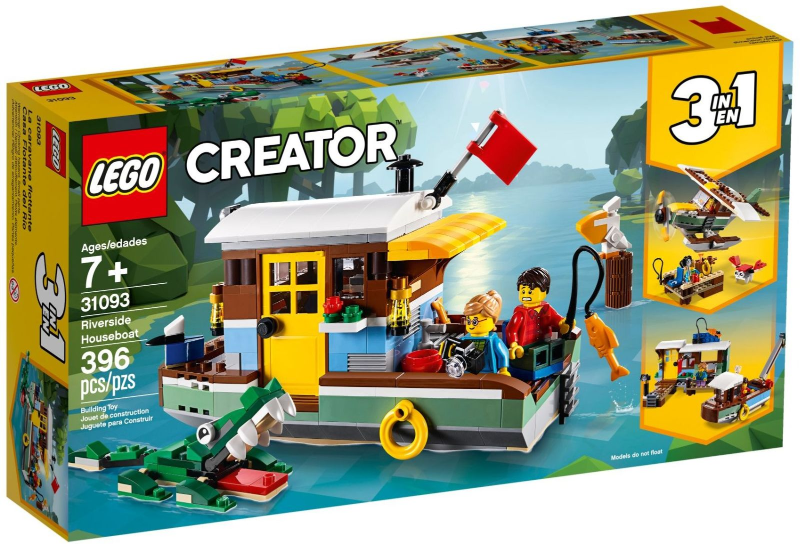 31093 LEGO Creator: Riverside Houseboat (Retired) (Certified Complete)