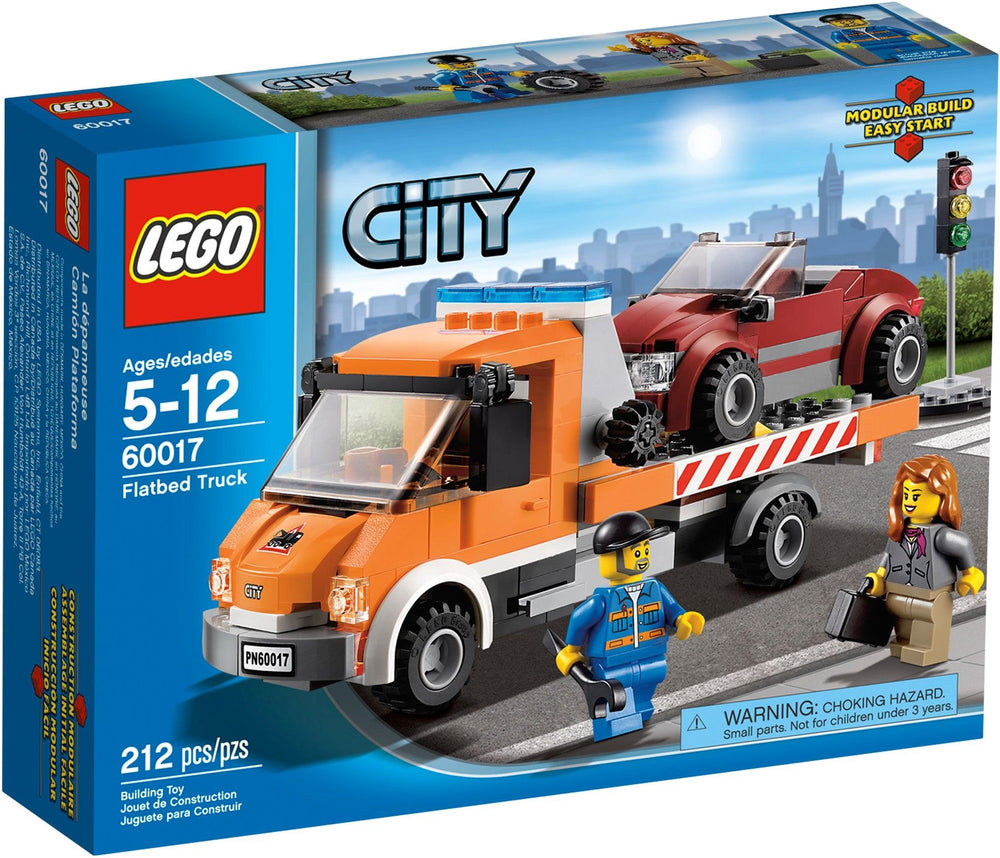 60017 LEGO City: Flatbed Truck (Retired) (Certified Complete)