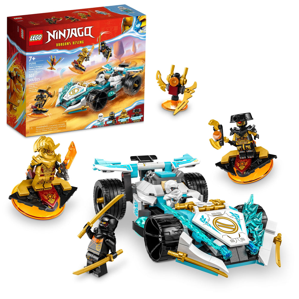 71791 Zane’s Dragon Power Spinjitzu Race Car (Retired) (New Sealed)