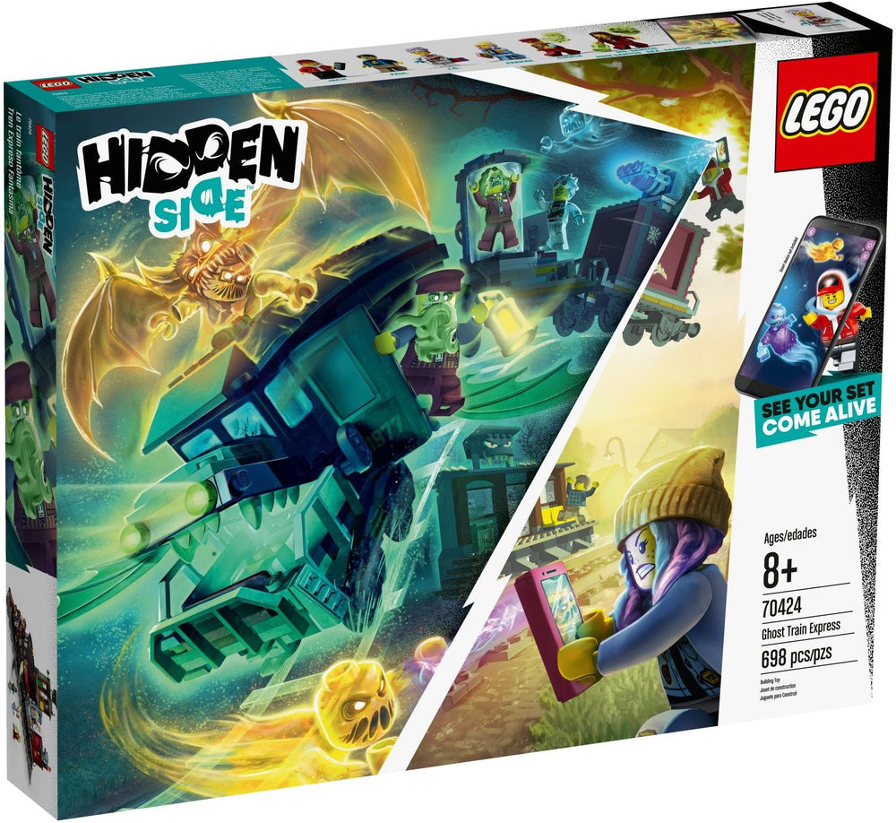 70424 LEGO Hidden Side: Ghost Train Express (Retired) (New Sealed)