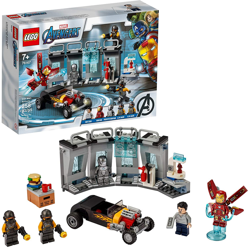 76167 Iron Man Armory (Retired) (Certified Complete)