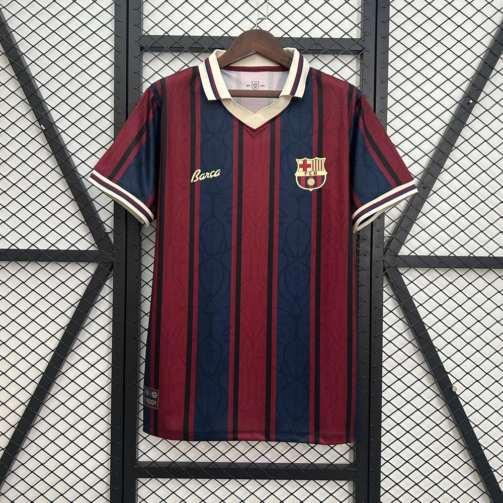 barcelona jersey 25/26 anniversary football kit soccer
