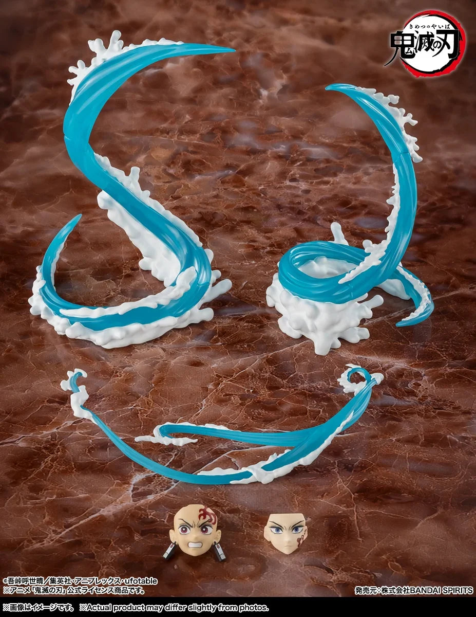 Tanjiro Kamado & Giyu Tomioka Water Breathing Effect Parts Set (Bandai SH Figuarts, Demon Slayer)