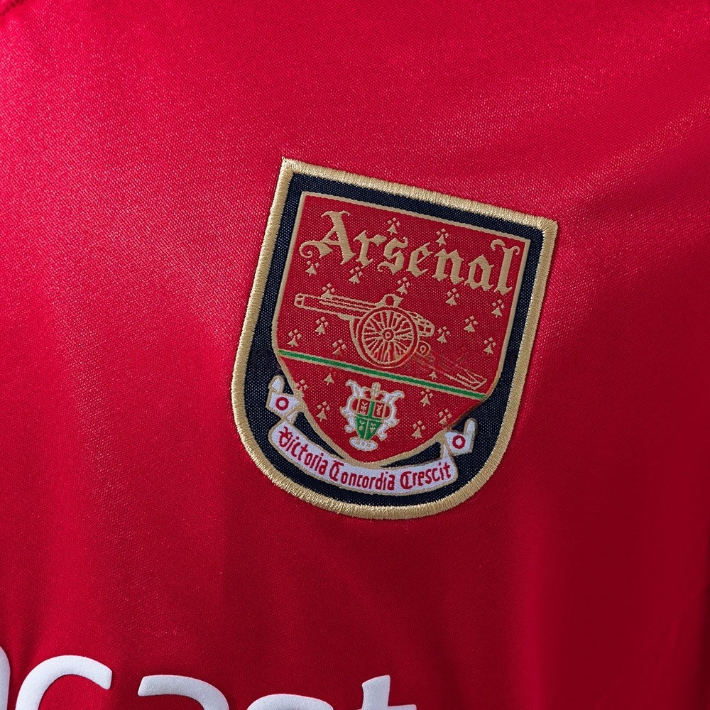 Arsenal Jersey 2001-02 Home Retro Football Kit Long Sleeves product image 6