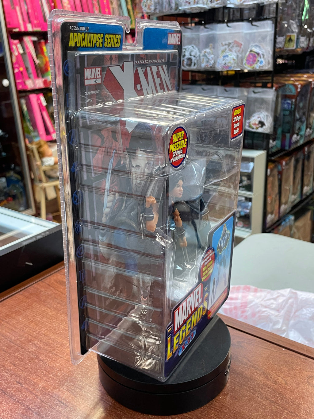 X-23 BAF Apocalypse (Marvel Legends, ToyBiz) SEALED product image 7, provided for visual reference and product detail review