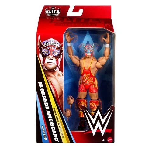 El Grande Americano Series 126 (WWE Elites, Mattel) **SEALED** product image 1, provided for visual reference and product