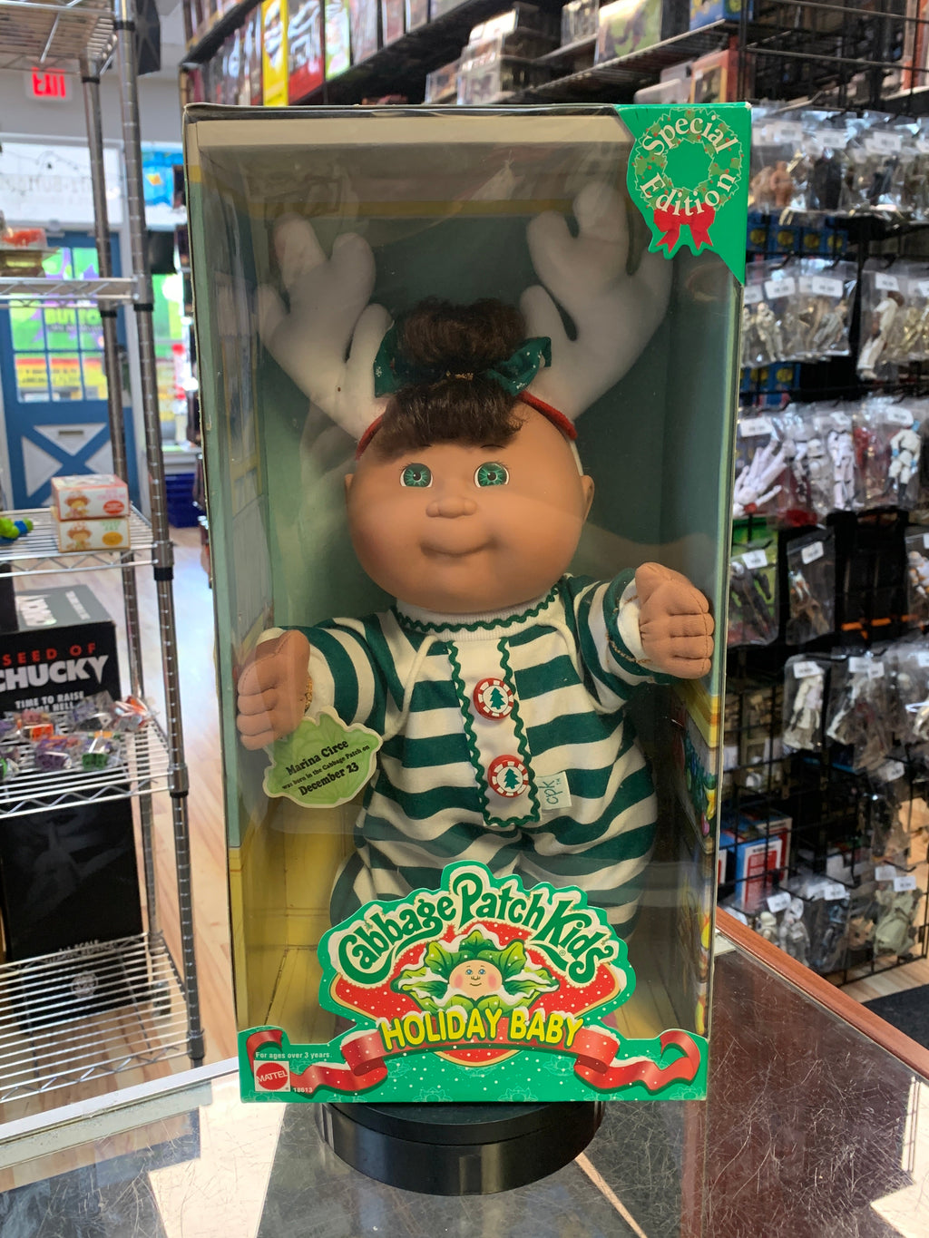 Marina Circe Doll #18613 (Vintage Cabbage Patch Kids Holiday Baby, Mattel) SEALED product image 1, provided for visual