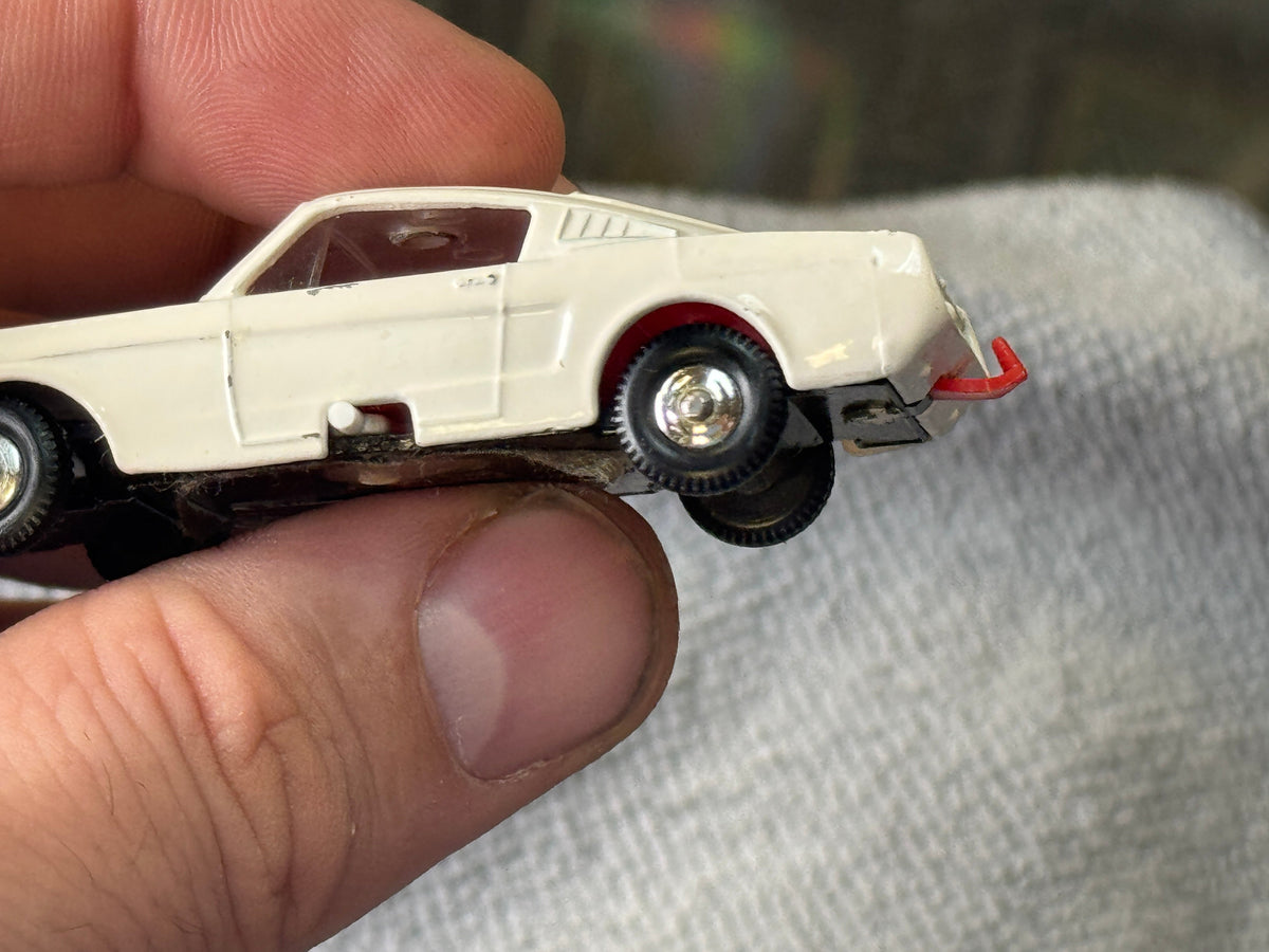 White Ford Mustang 8 Diecast (Vintage Matchbox, Lesney) product image 17, provided for visual reference and product detail