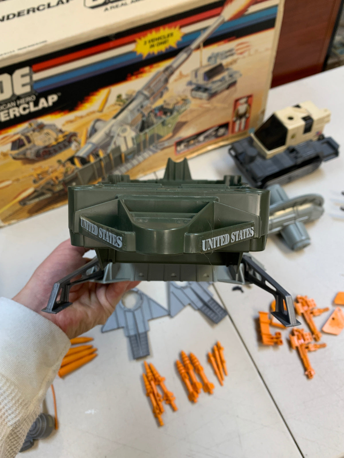 Thunder Clap with Box (Vintage GI Joe, Hasbro) **COMPLETE** product image 43, provided for visual reference and product