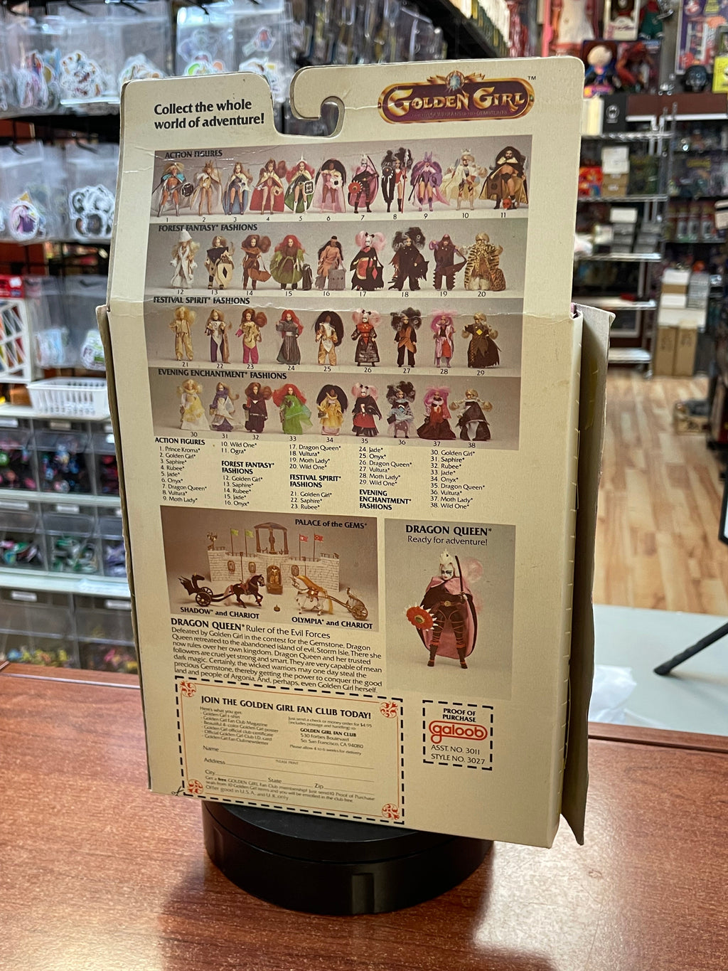 Dragon Queen (Vintage Golden Girl & the Guardians, Galoob) NEW Open BOX product image 5, provided for visual reference and