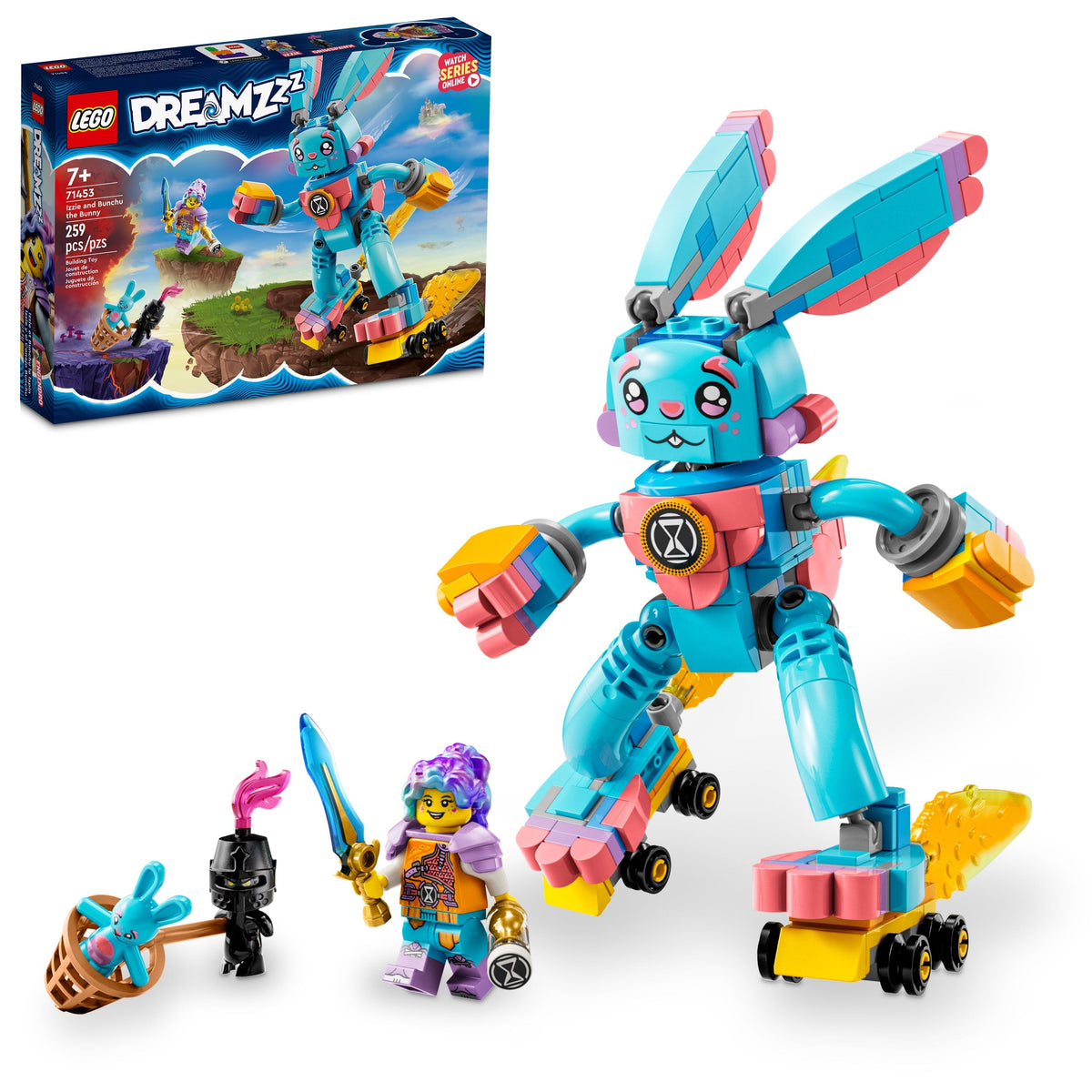 71453 Izzie and Bunchu the Bunny (Retired) (New Sealed) product image 1, provided for visual reference and product detail