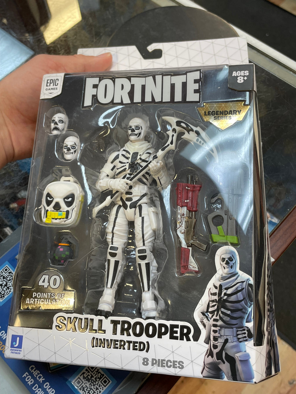 Skull Trooper (Fortnite Legendary, Jazwares) **SEALED** product image 4, provided for visual reference and product detail