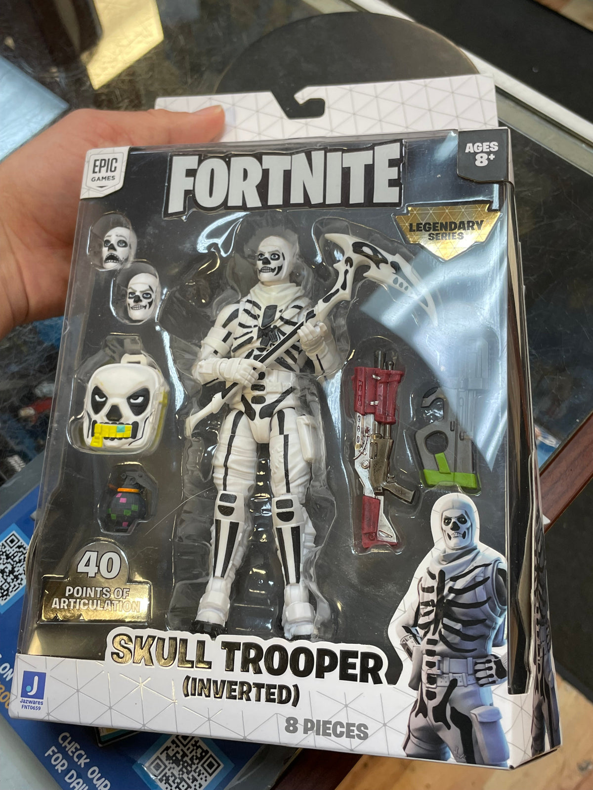 Skull Trooper (Fortnite Legendary, Jazwares) **SEALED** product image 4, provided for visual reference and product detail