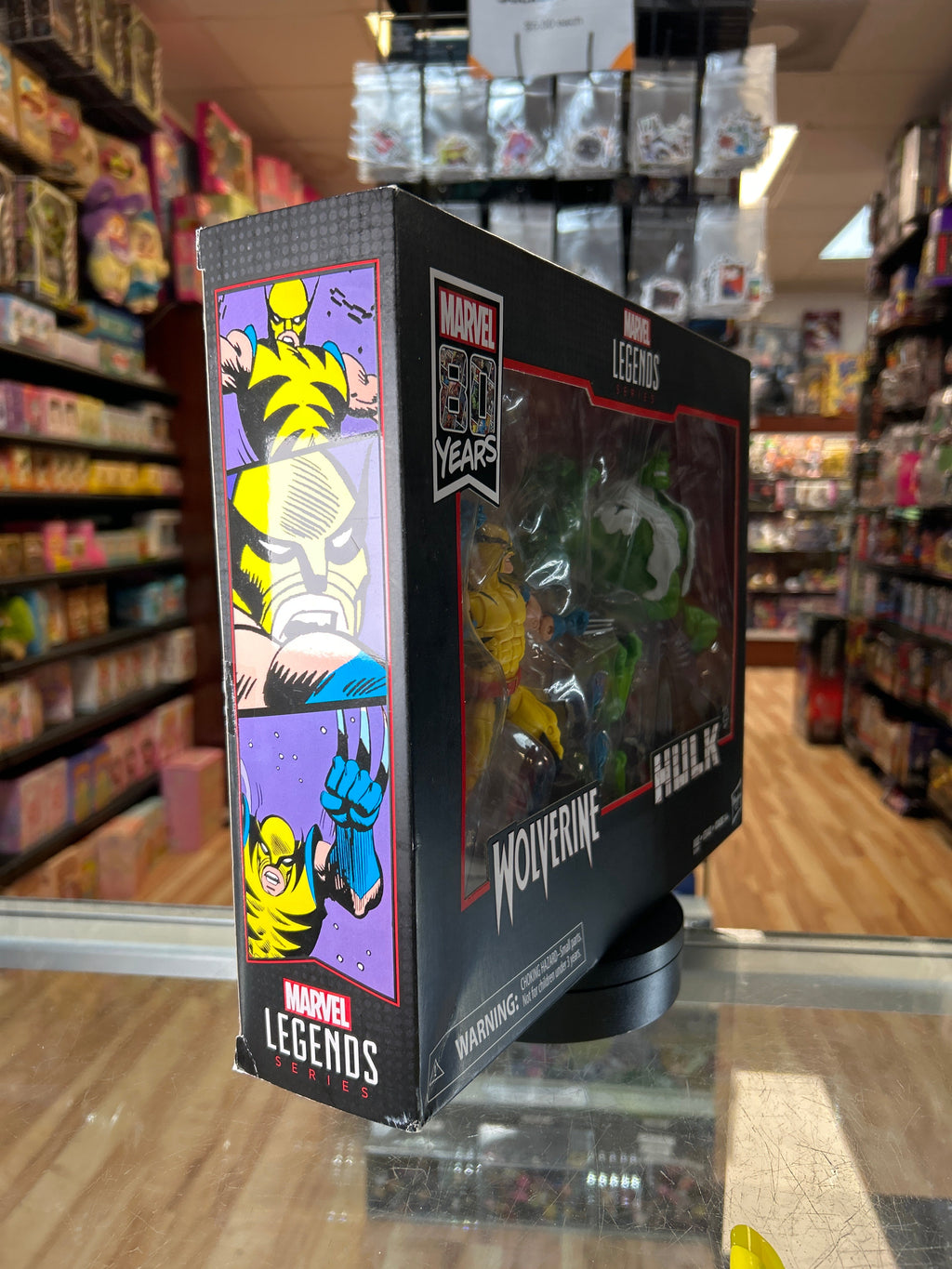 Wolverine & Hulk -80 Years- (Marvel Legends, Hasbro) *SEALED* product image 2, provided for visual reference and product