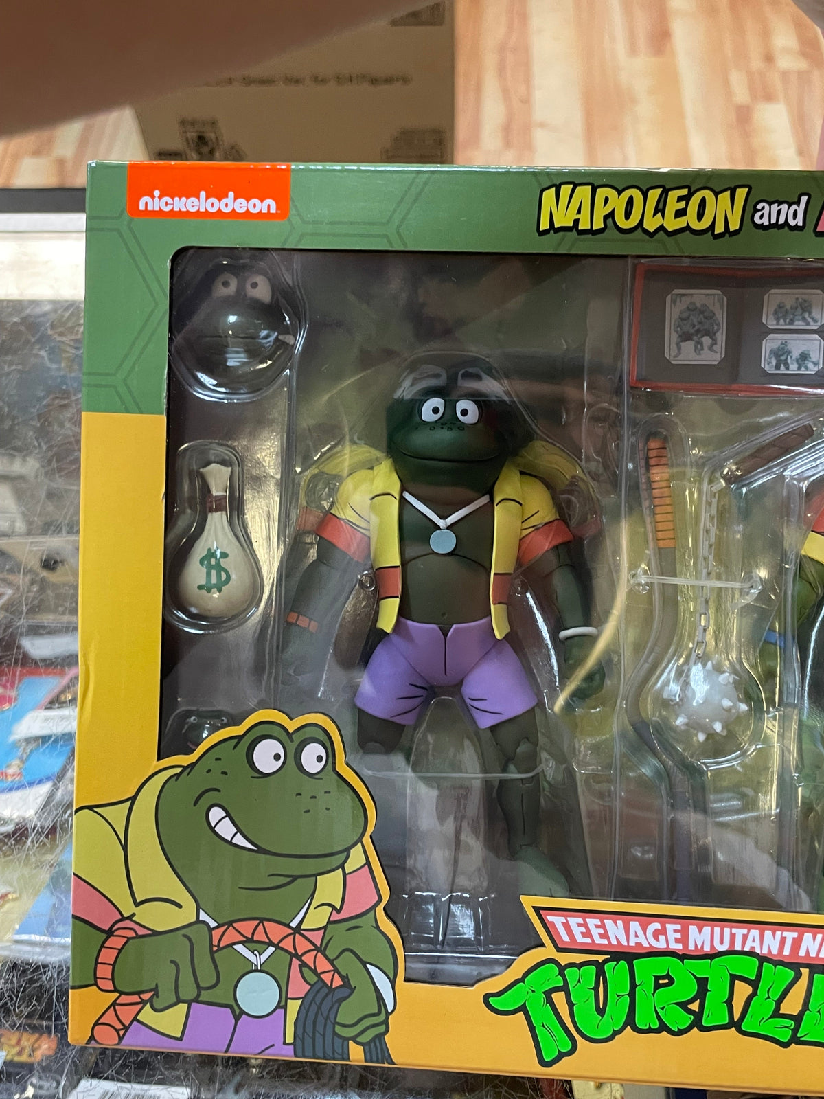 Napoleon & Attila (TMNT Ninja Turtles, NECA) **SEALED** product image 6, provided for visual reference and product detail