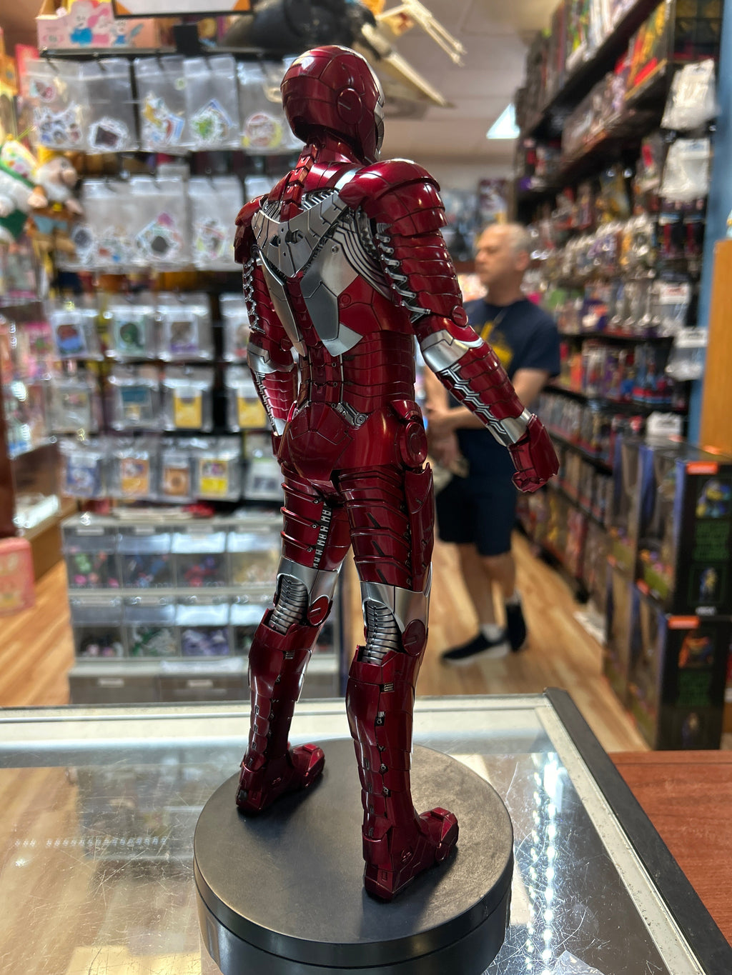 Iron Man Mark V #MMS400 (Hot Toys, Marvel) **COMPLETE** product image 5, provided for visual reference and product detail