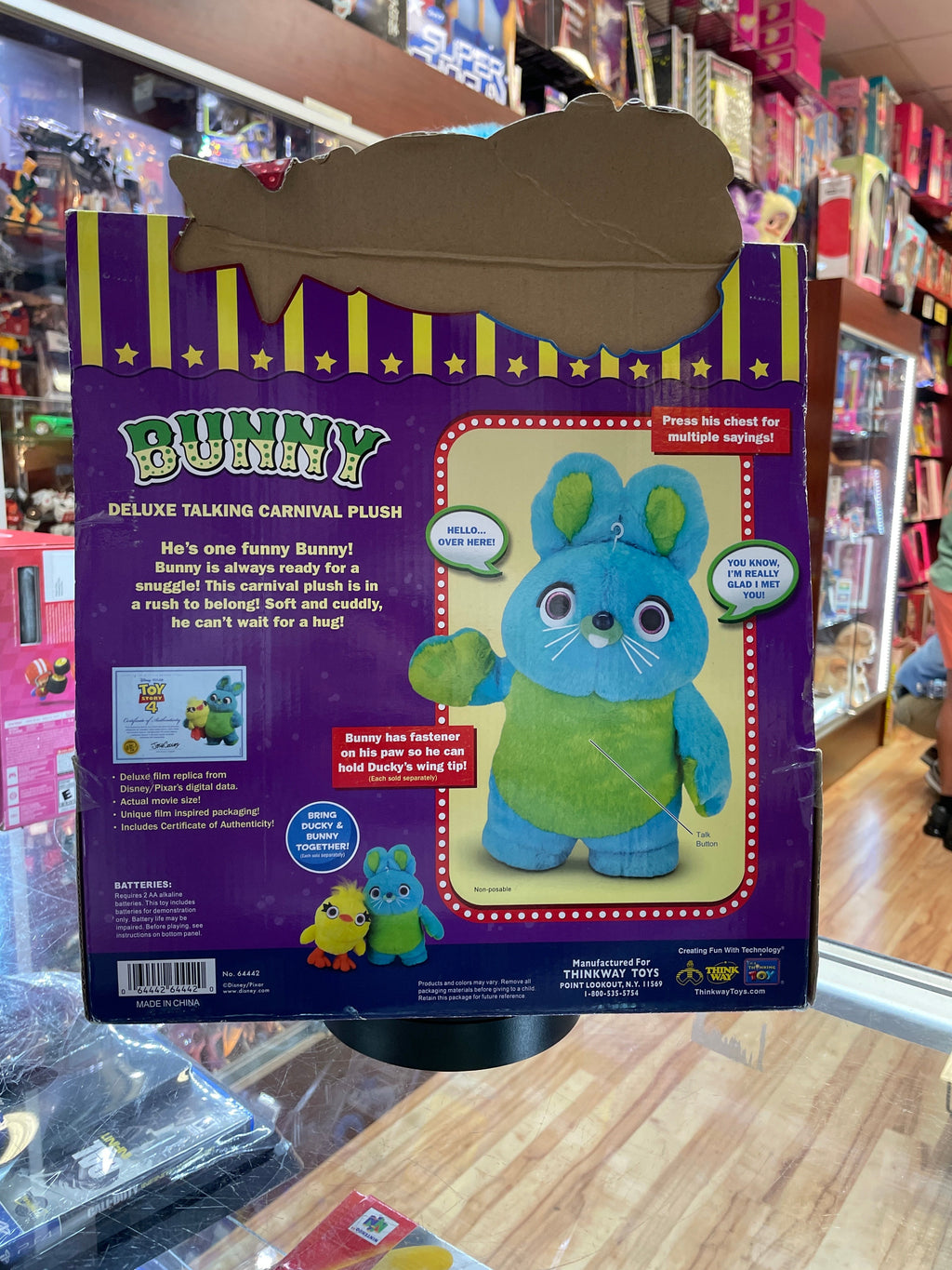 Bunny & Ducky Plush (Thinkway, Toy Story, Mattel) **NEW** product image 4, provided for visual reference and product detail