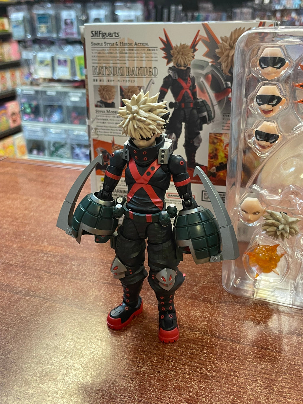 Bakugo -Great Explosion- (SH Figuarts Bandai, My Hero Academia) *COMPLETE* product image 3, provided for visual reference