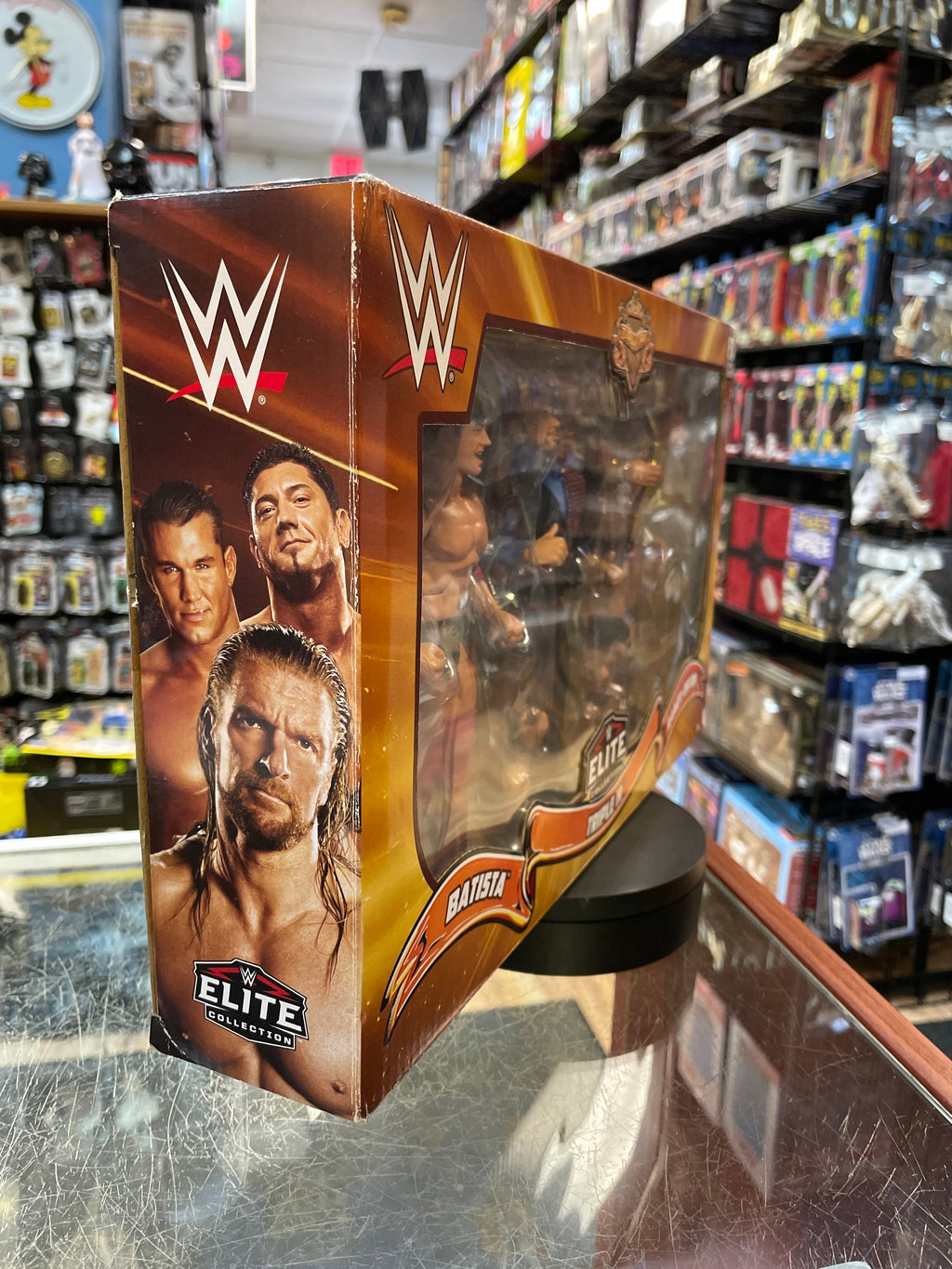 Batista, Triple H, & Randy orton (Mattel, WWE Elite) **COMPLETE** product image 2, provided for visual reference and product