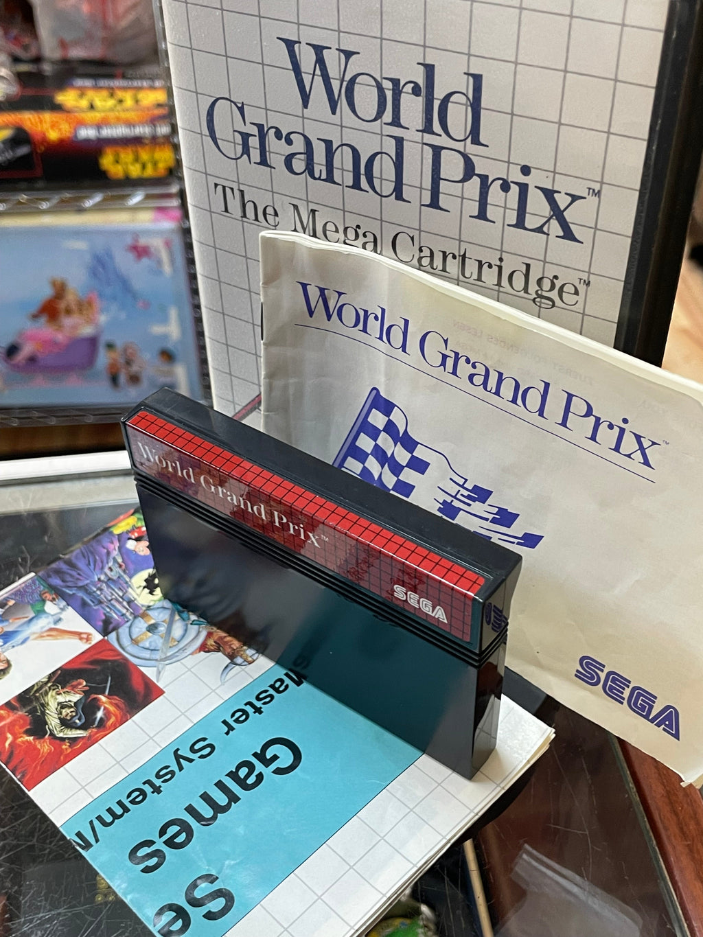 World Grand Prix (SEGA Master System SMS, Video Games) **COMPLETE** product image 4, provided for visual reference and