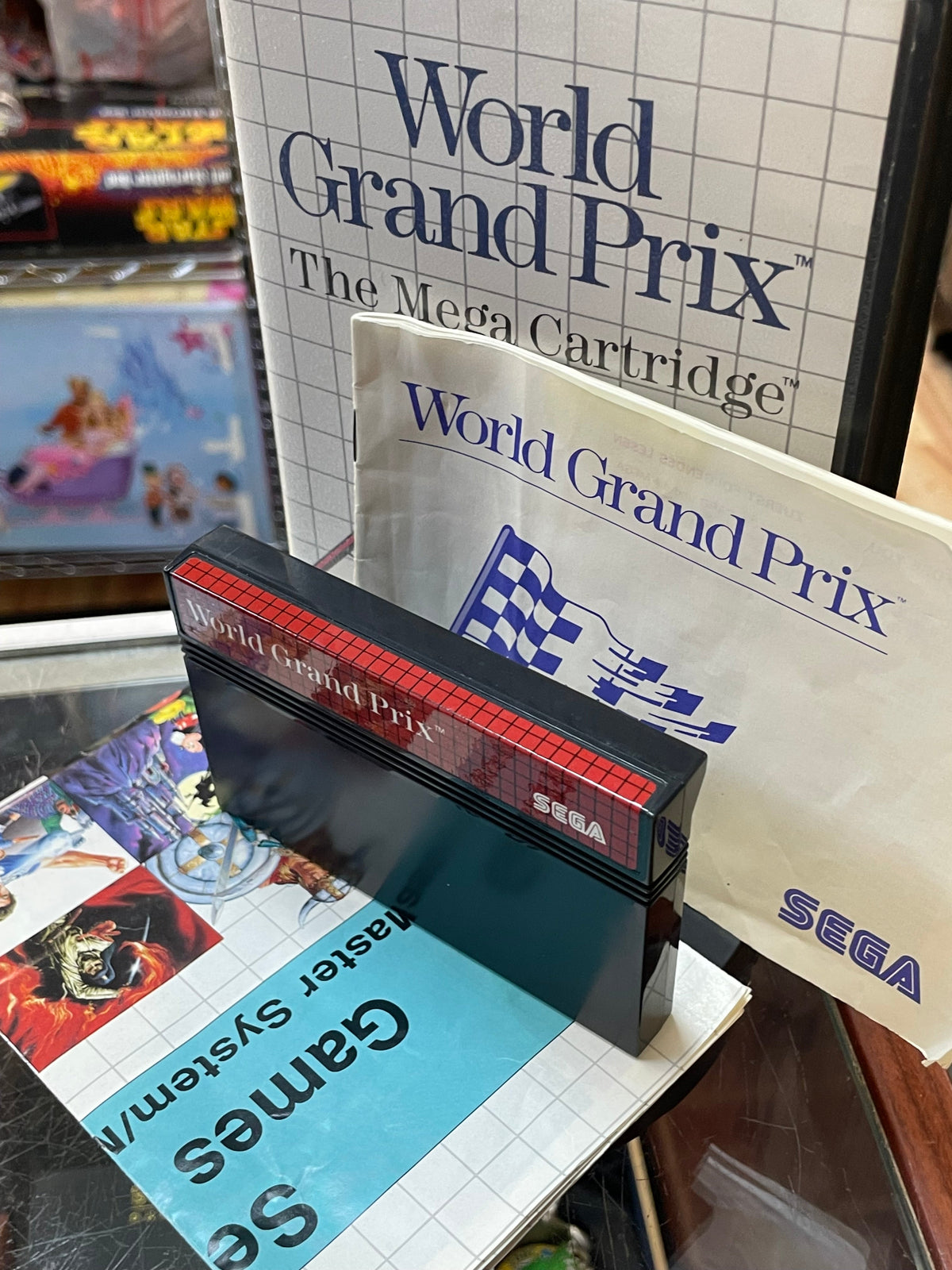 World Grand Prix (SEGA Master System SMS, Video Games) **COMPLETE** product image 4, provided for visual reference and