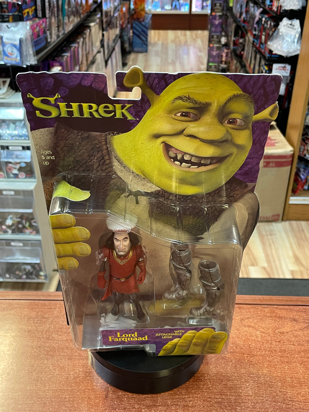 Lord Farquaad with Attachable Legs (Vintage Shrek, McFarlane Toys) **SEALED** product image 2, provided for visual reference