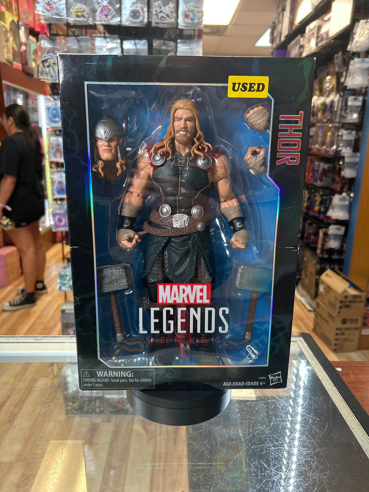 Thor -Deluxe 12"- (Marvel Legends, Hasbro) **COMPLETE** product image 7, provided for visual reference and product detail