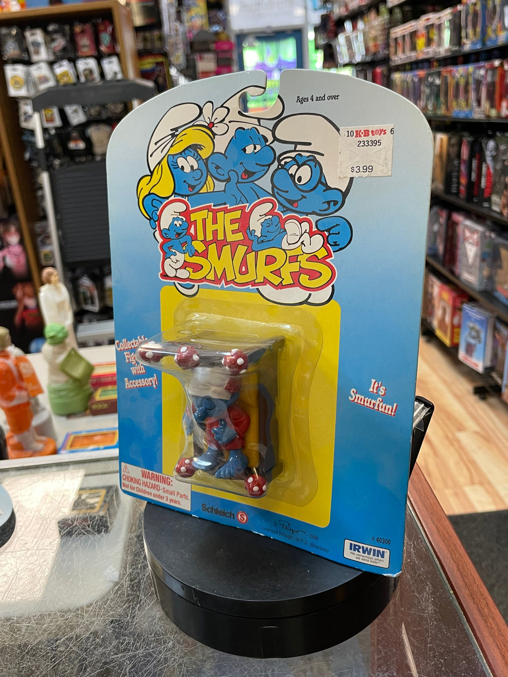 Sleepy Smurf (Vintage Smurfs, Schleich Peyo) **SEALED** product image 3, provided for visual reference and product detail