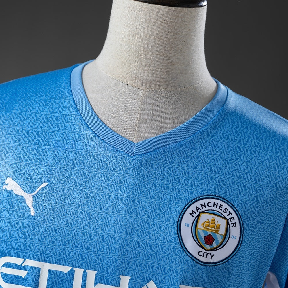Manchester City Home Jersey 2021-22 Retro Football Kit product image 7